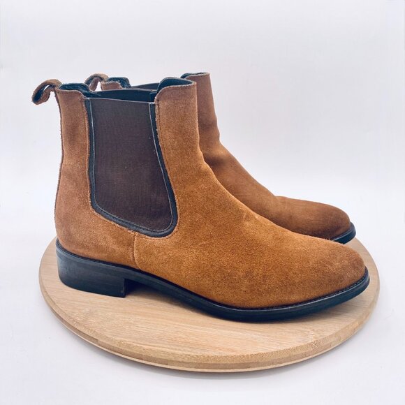 Thursday Boots Co Womens 9.5 Brown Suede Pull On Chelsea Ankle - Picture 7 of 10